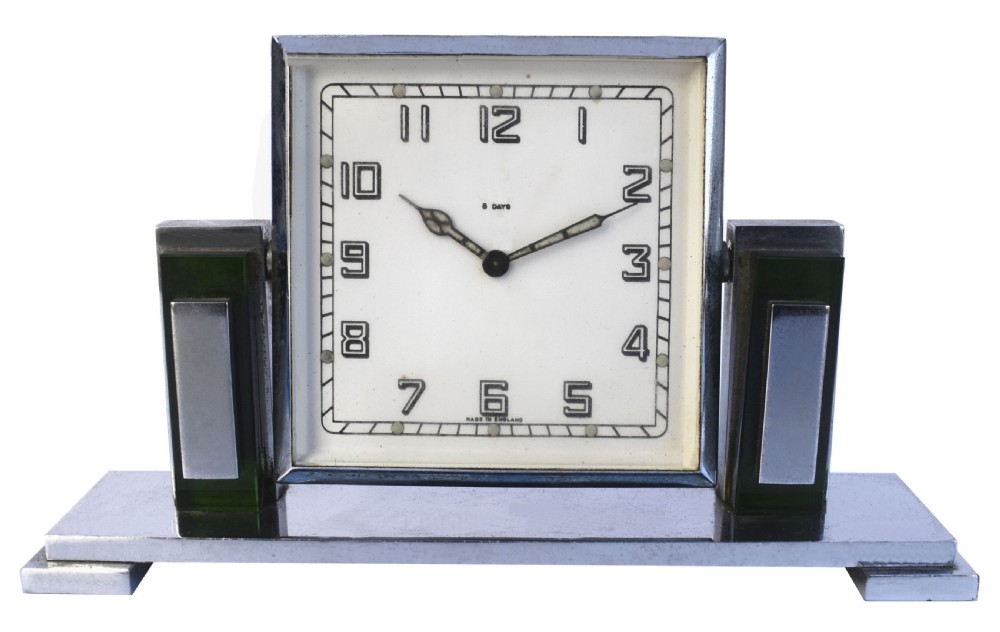 Art Deco Desk Clock By Smiths, c1930
