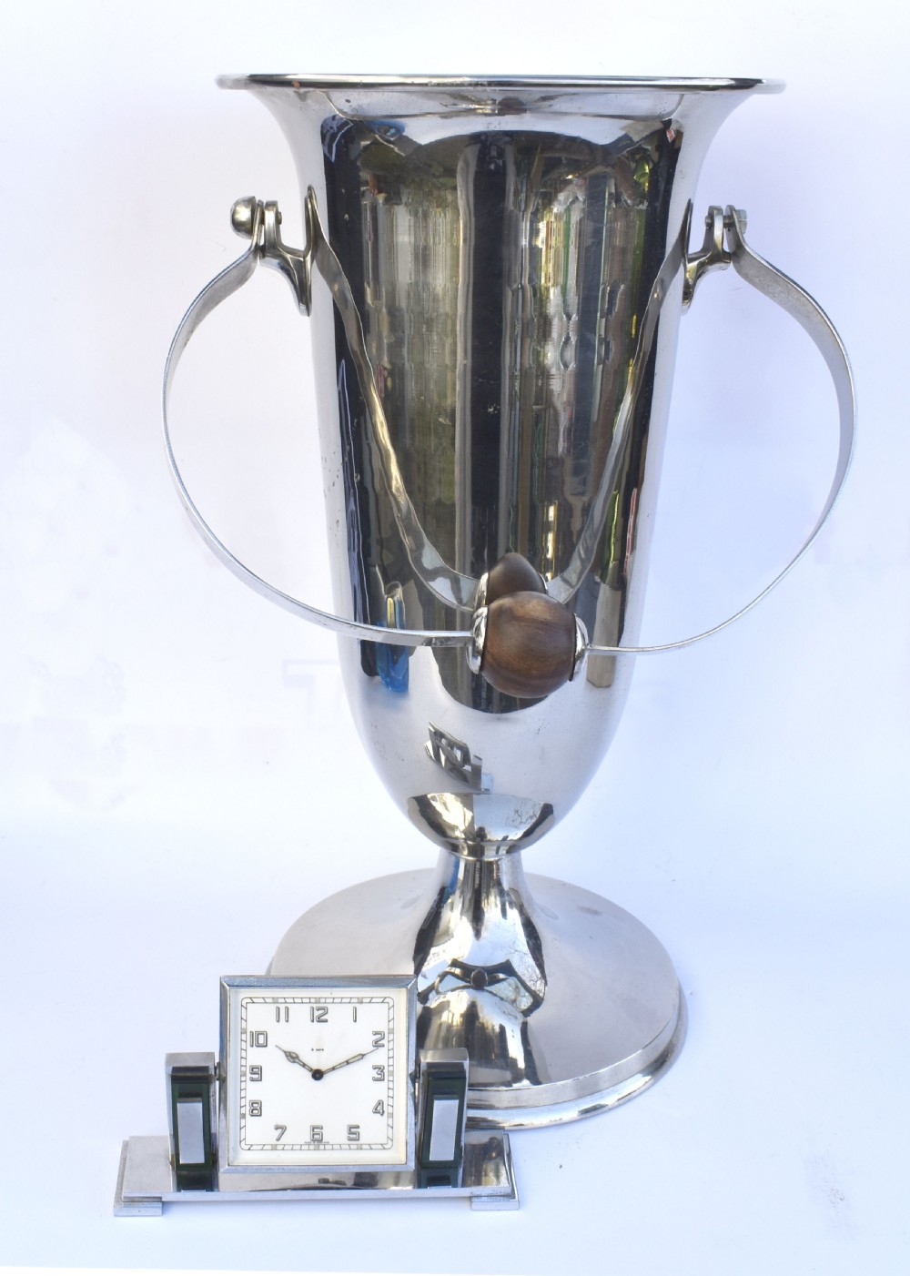 Art Deco Desk Clock By Smiths, c1930 View VII