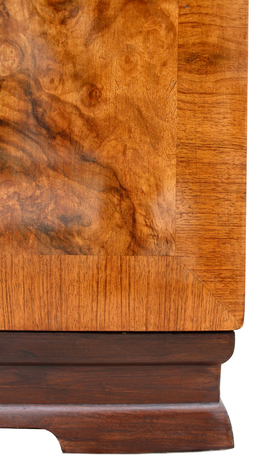 Art Deco Highly Figured Walnut Double Wardrobe, c1930 View XI