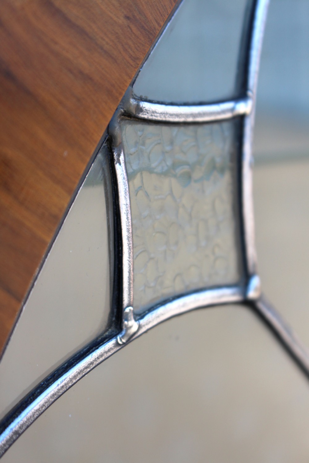 Art Deco Circular Display Cabinet in Walnut, c1930 View X
