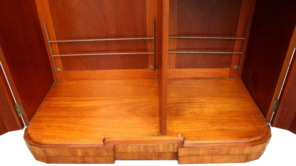 Art Deco High Quality Walnut Double Wardrobe, c1930 View VI
