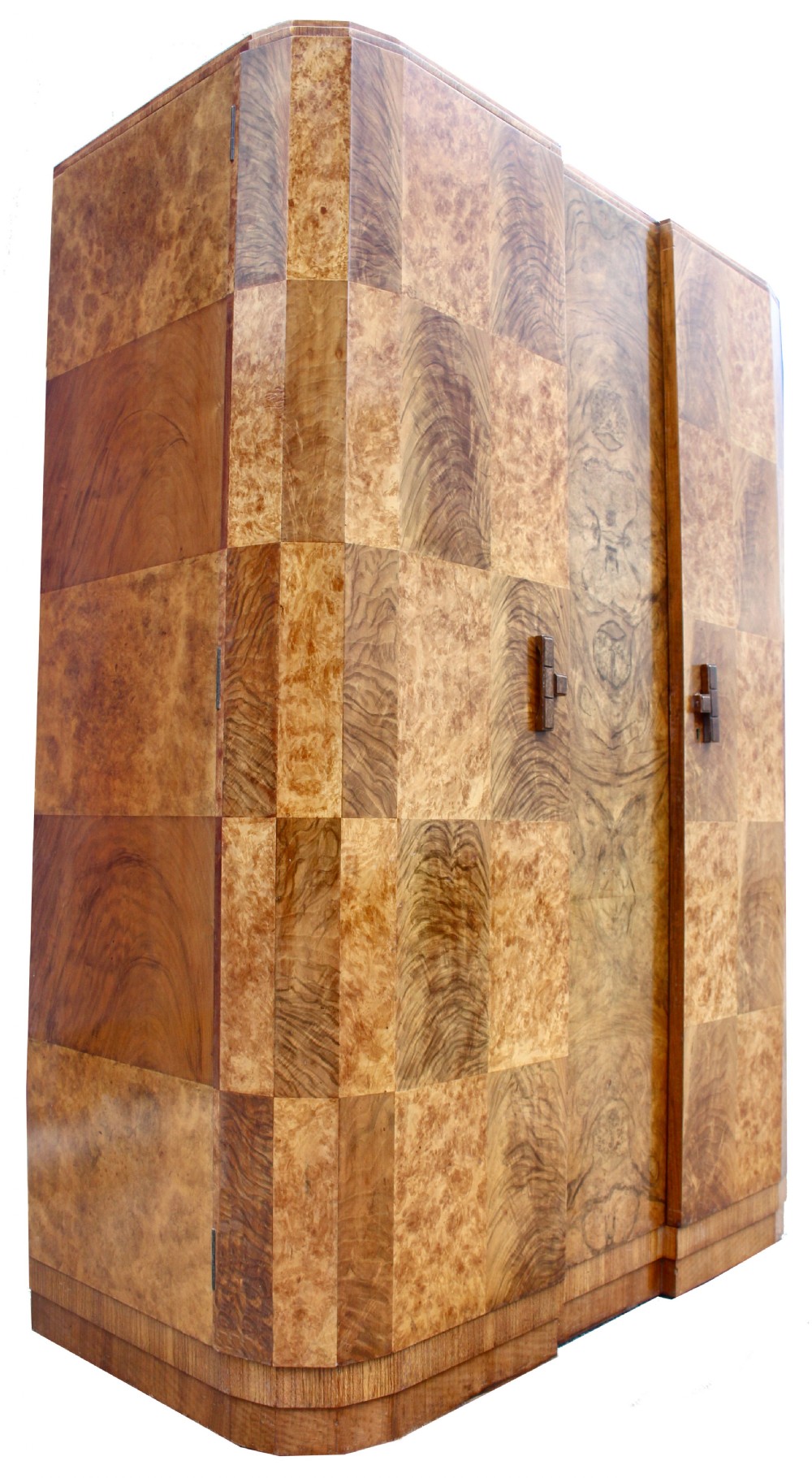 Art Deco High Quality Walnut Double Wardrobe, c1930 View VIII