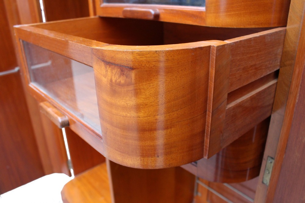 Art Deco High Quality Walnut Double Wardrobe, c1930 View XII