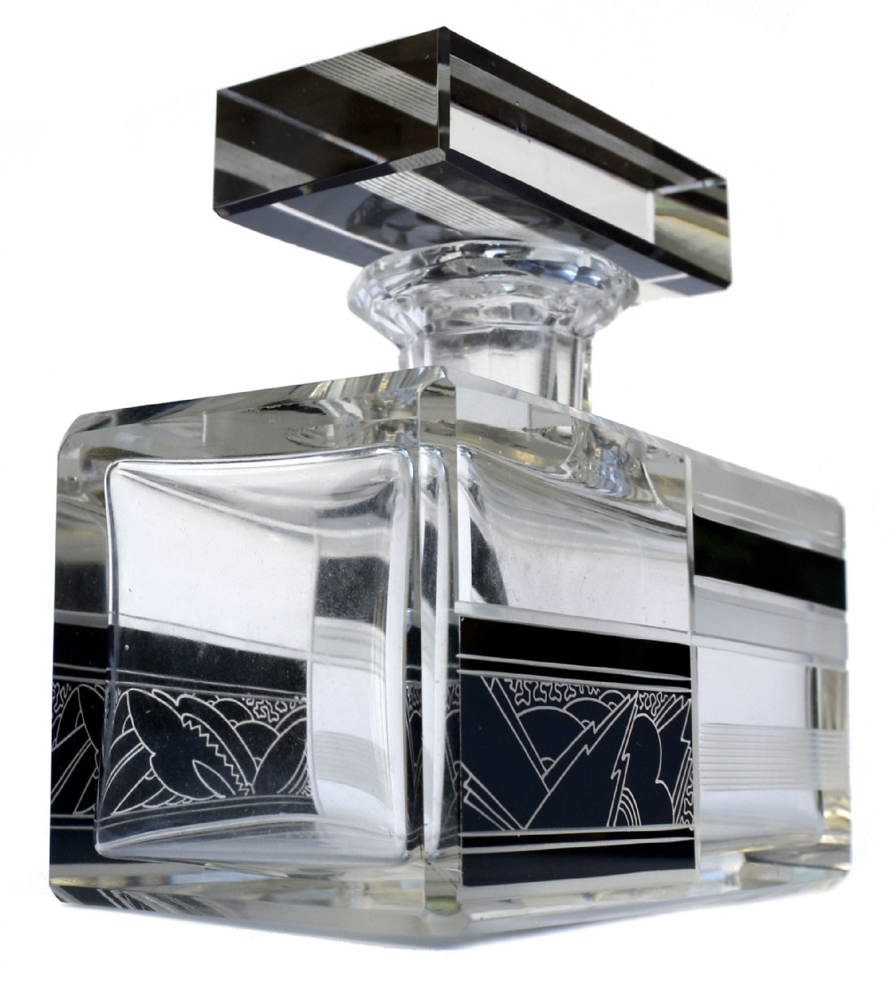 Art Deco Perfume Bottle By Karl Palda, c1930