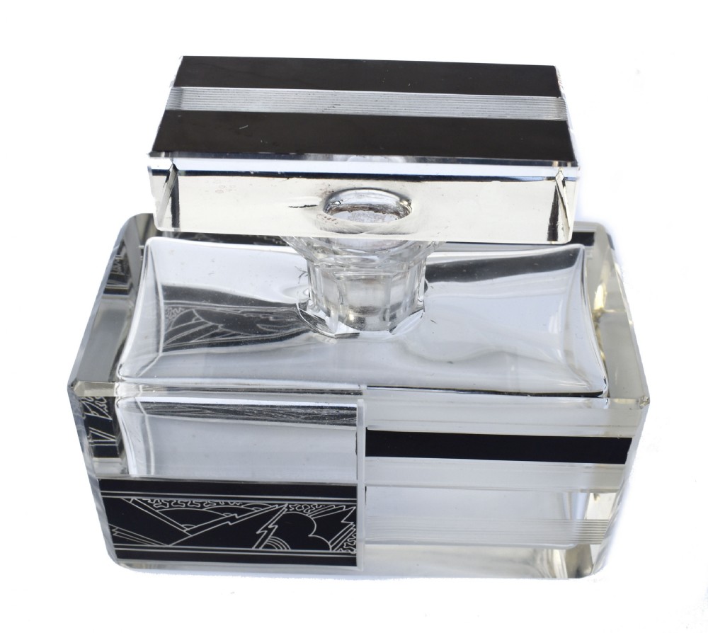 Art Deco Perfume Bottle By Karl Palda, c1930 View V