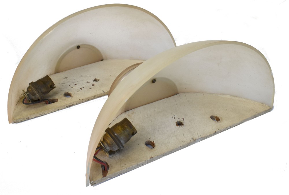 Matching Pair of Art Deco Acrylic Wall Lights, c1930 View IV