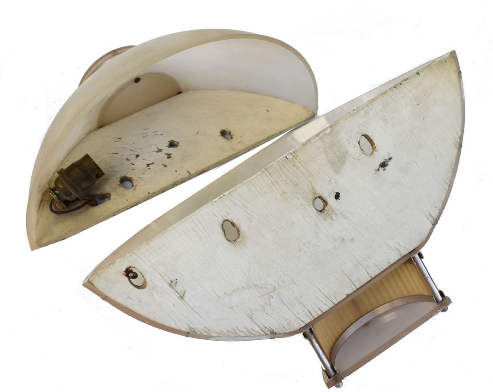Matching Pair of Art Deco Acrylic Wall Lights, c1930 View V