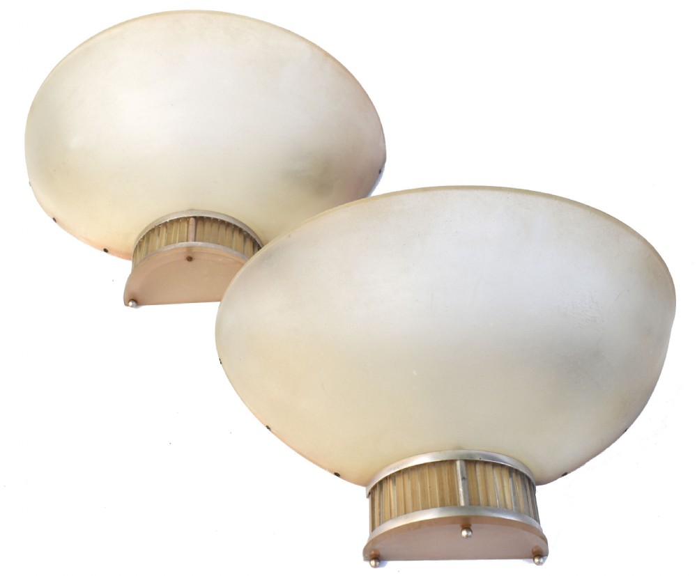 Matching Pair of Art Deco Acrylic Wall Lights, c1930 View VI