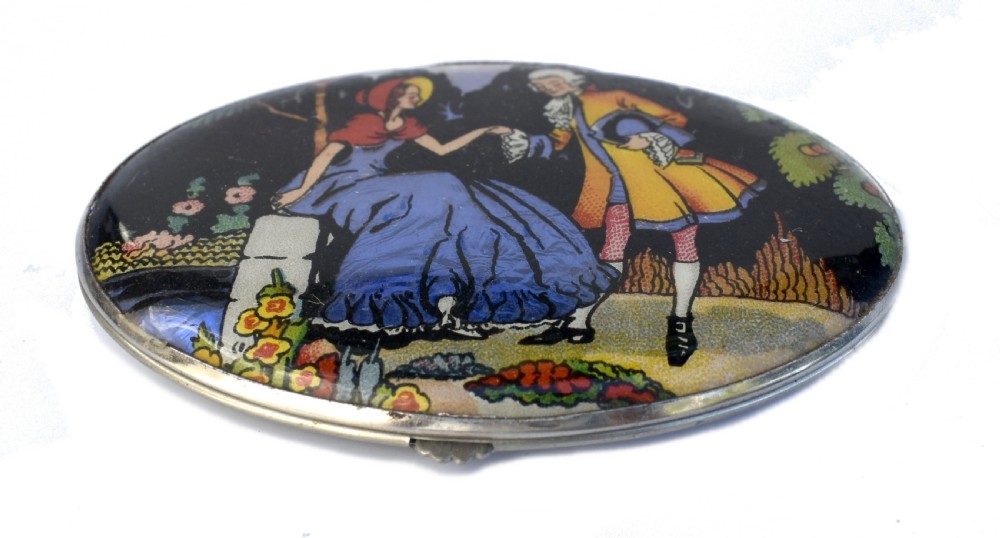 Art Deco Gwenda 1930's Art Deco Ladies Powder Compact View II