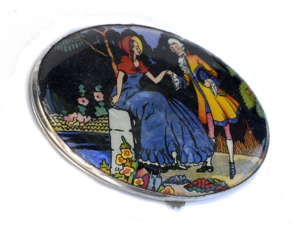 Art Deco Gwenda 1930's Art Deco Ladies Powder Compact View III