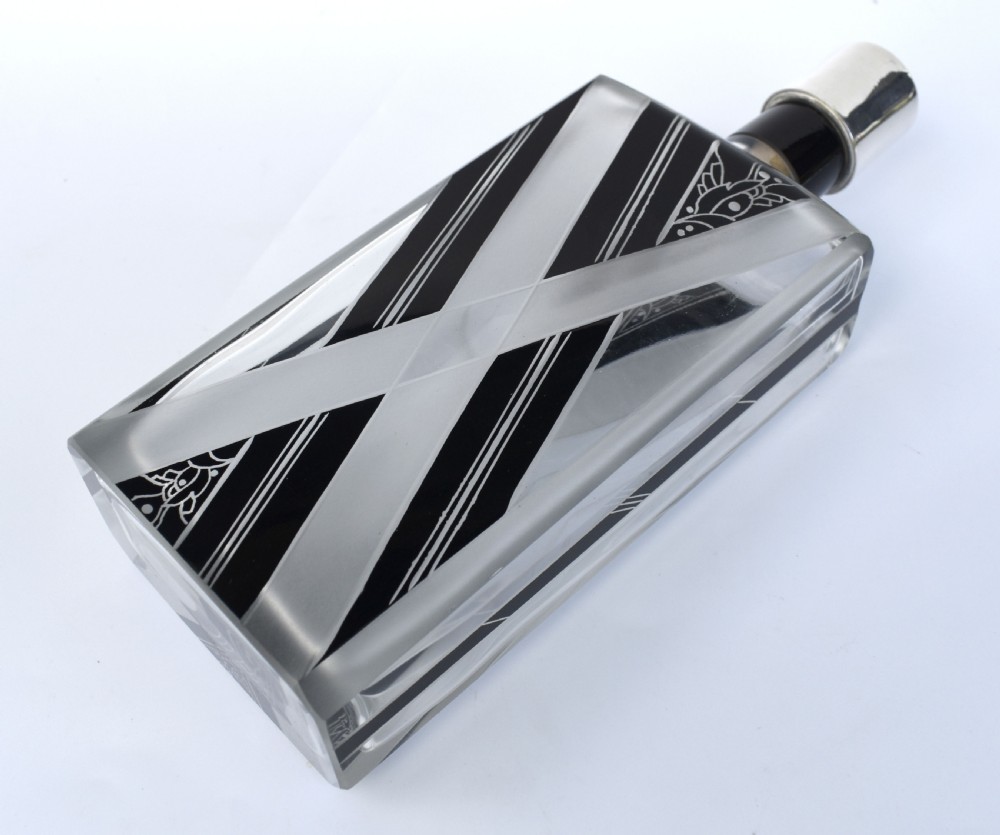 Art Deco Black Enamel Liquor Glass Set, c1930 View IX