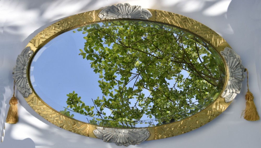 Art Deco French Wall Mirror, c1930 View II