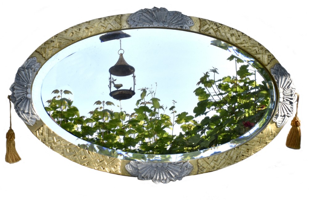 Art Deco French Wall Mirror, c1930 View III