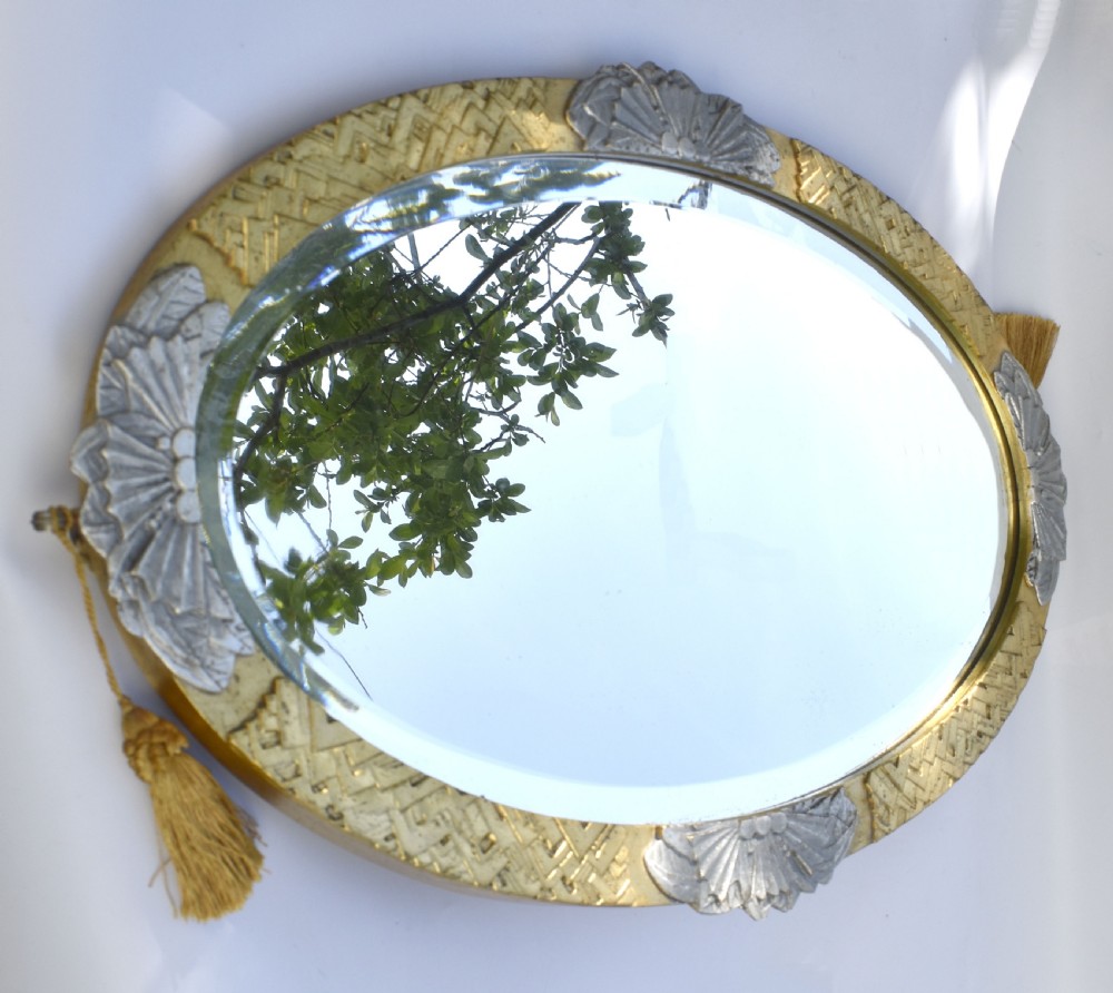 Art Deco French Wall Mirror, c1930 View V