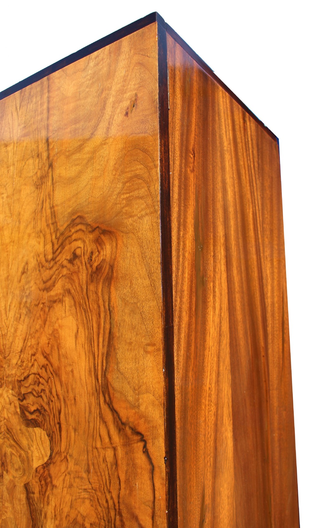 Art Deco Figured Walnut Double Wardrobe, c1930 View VI