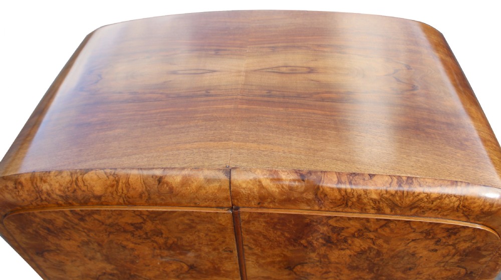 Art Deco Burl Walnut Single Wardrobe, Free Delivery View IX