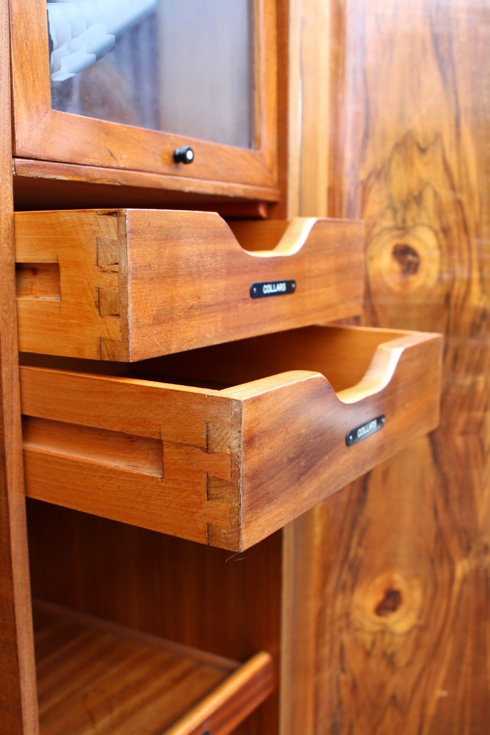 Art Deco Highly Figured Walnut Single Wardrobe, c1930 View V