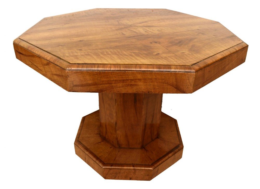 Art Deco Walnut Occasional Table, c1930 View VII