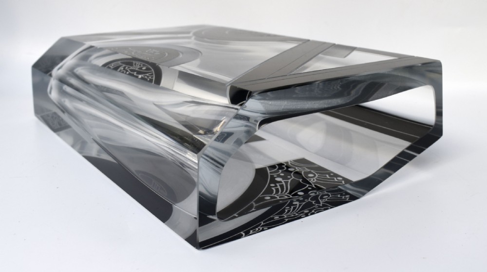 Art Deco Glass Vase By Karl Palda, c1930 View VI