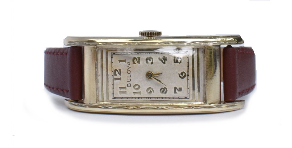 Art Deco Rolled Gold Filled Watch By Bulova, USA, c1928 View II