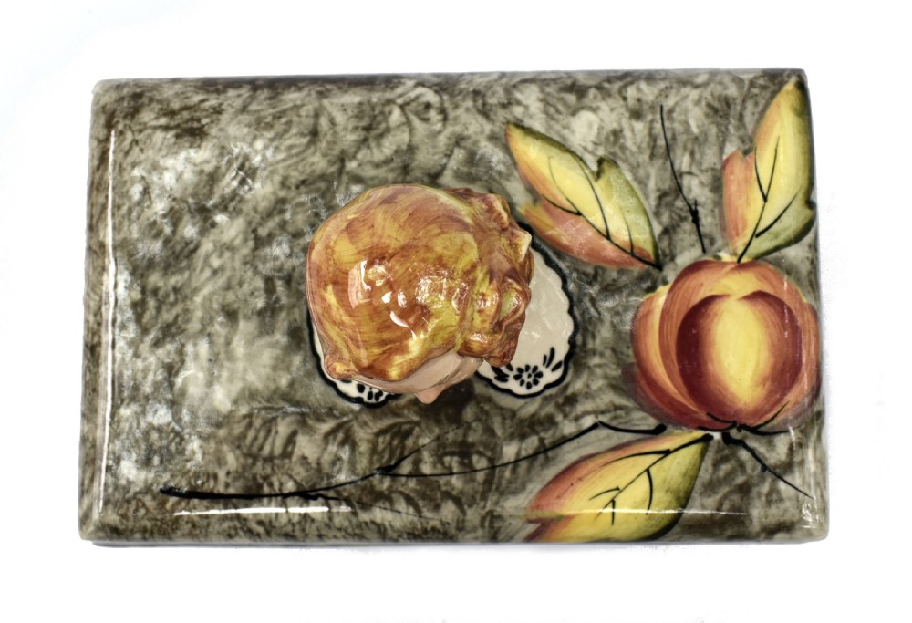 Art Deco Ceramic Trinket Box By Goldscheider, c1930 View IX