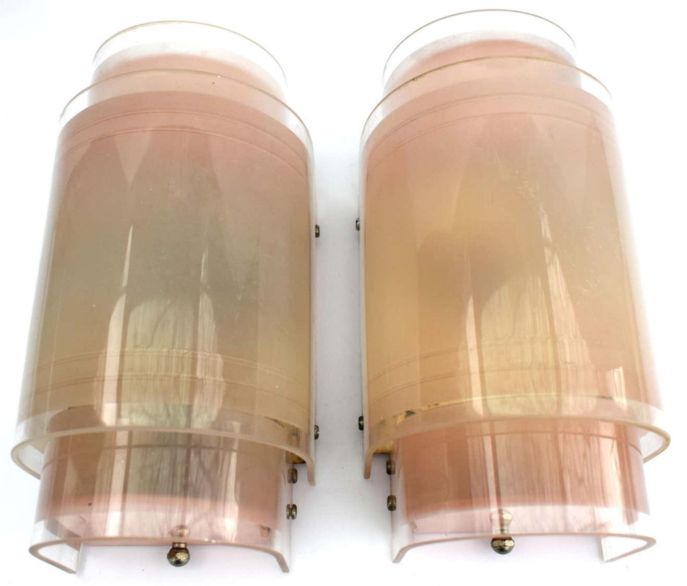 Art Deco Pair of Matching Wall Lights, circa 1930