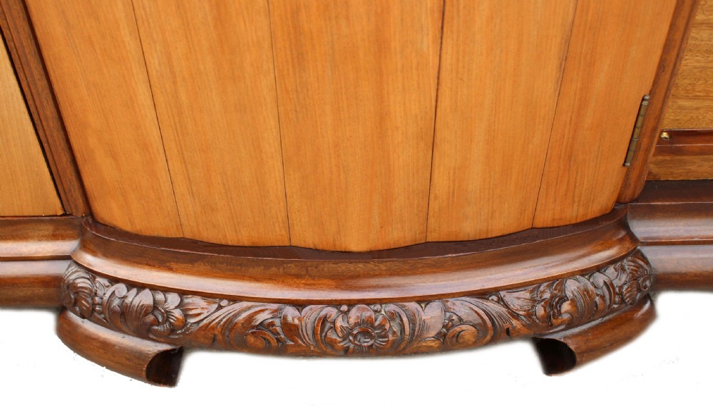 Art Deco 'Sunray' Triple Wardrobe, c1930 View XIII