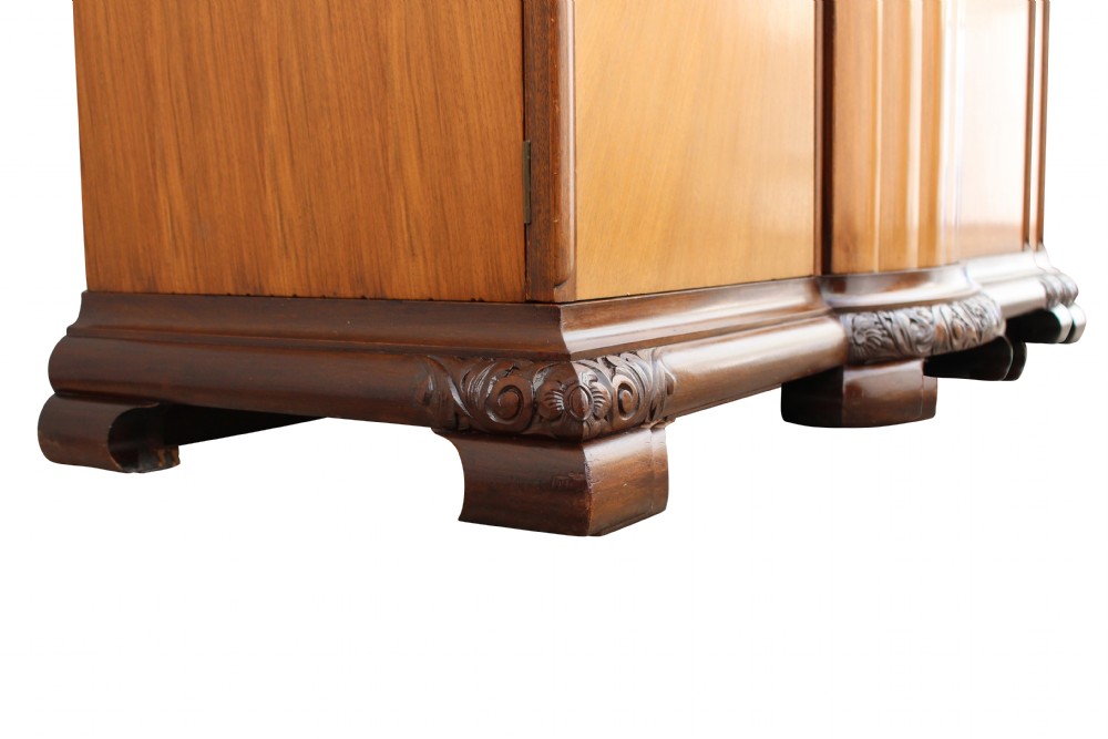 Art Deco 'Sunray' Triple Wardrobe, c1930 View XIV