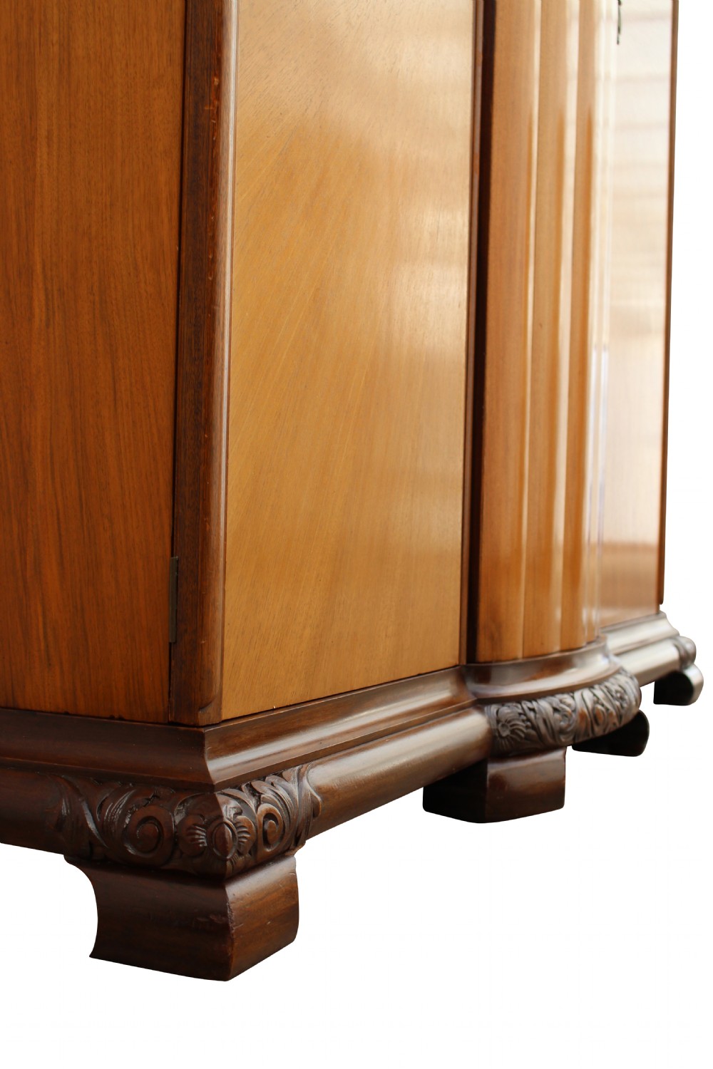Art Deco 'Sunray' Triple Wardrobe, c1930 View XV