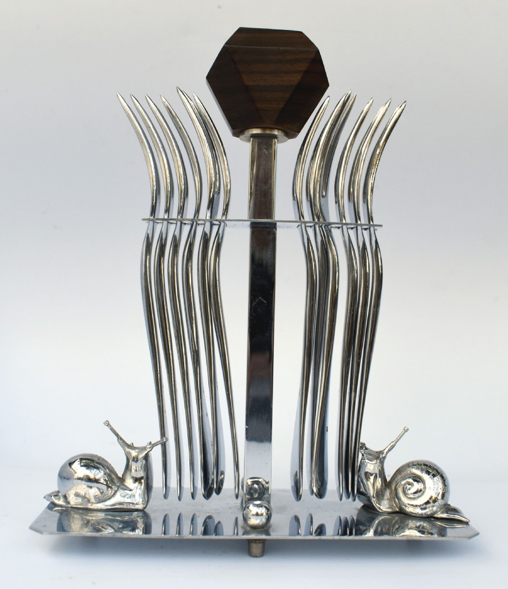 Art Deco French Fork Set , c1930