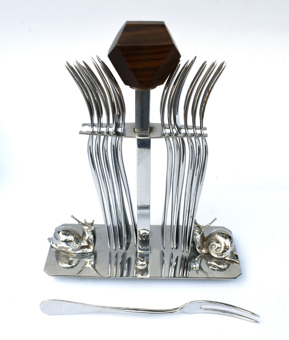 Art Deco French Fork Set , c1930 View II