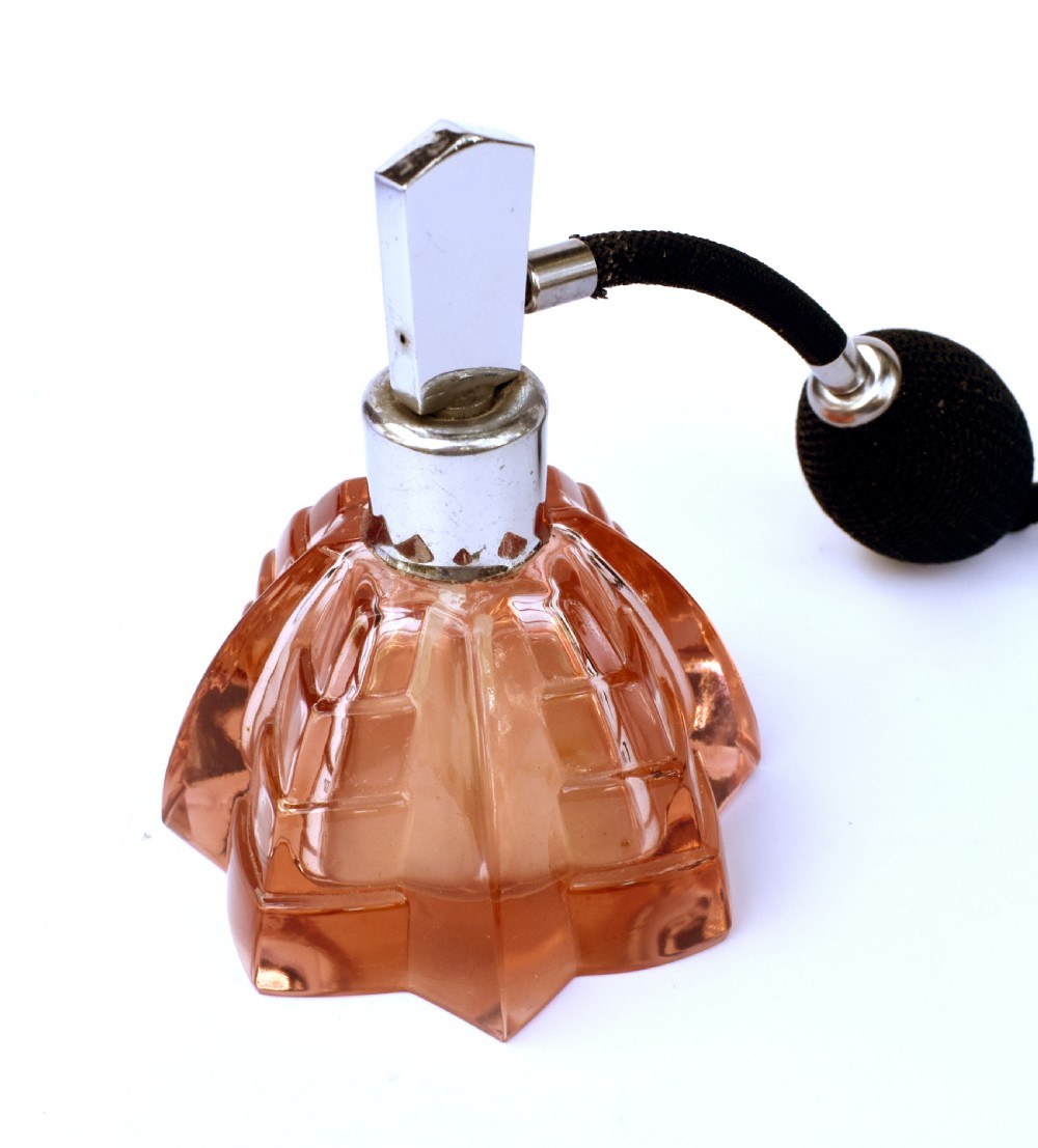 Art Deco Glass Perfume Atomizer, c1930 View IV