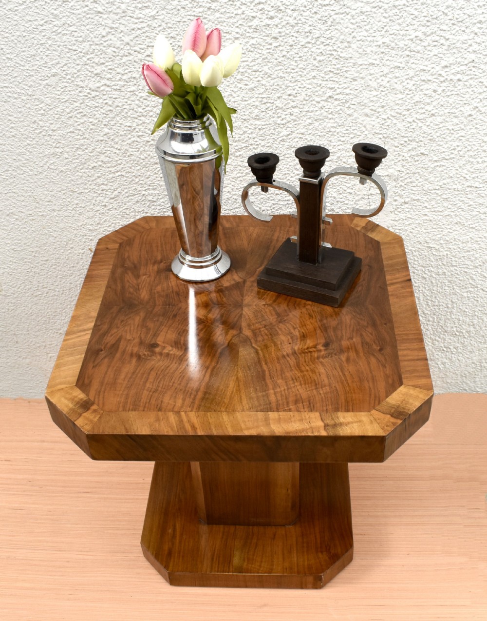 Art Deco Figured Walnut Coffee Table, c1930s View VIII