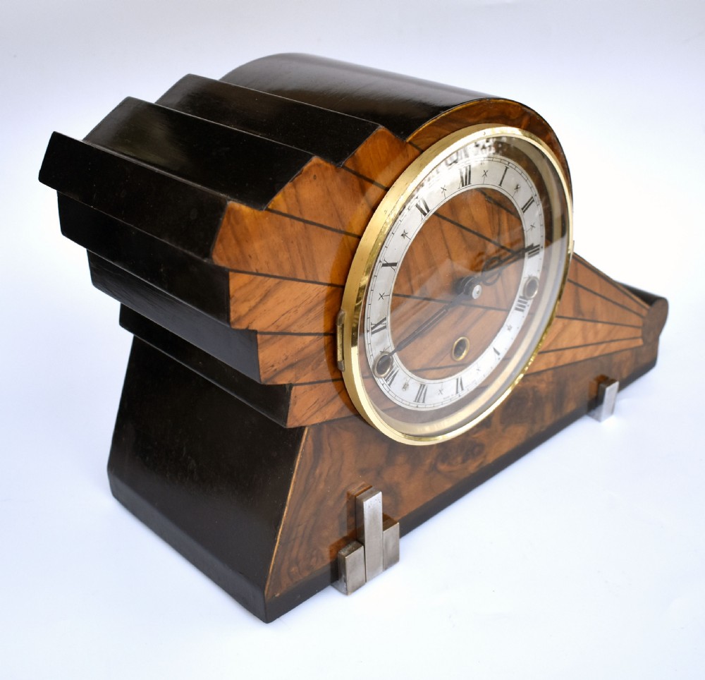 Art Deco Westminster Chime Mantle Clock, c1930 View IV