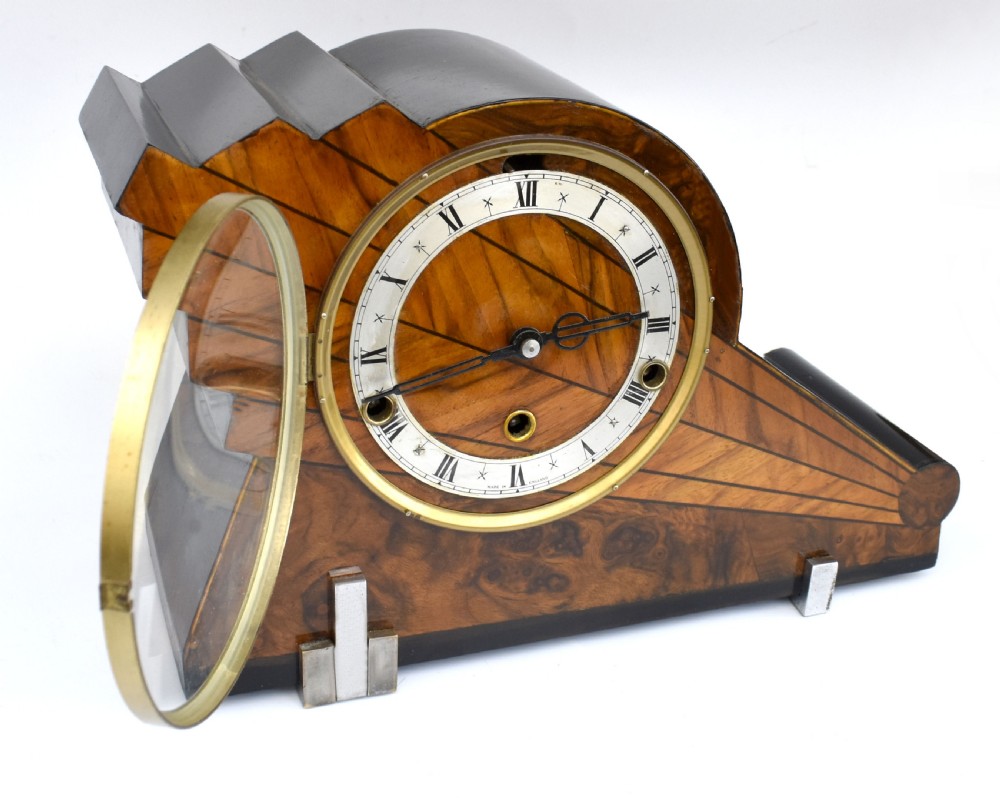 Art Deco Westminster Chime Mantle Clock, c1930 View IX