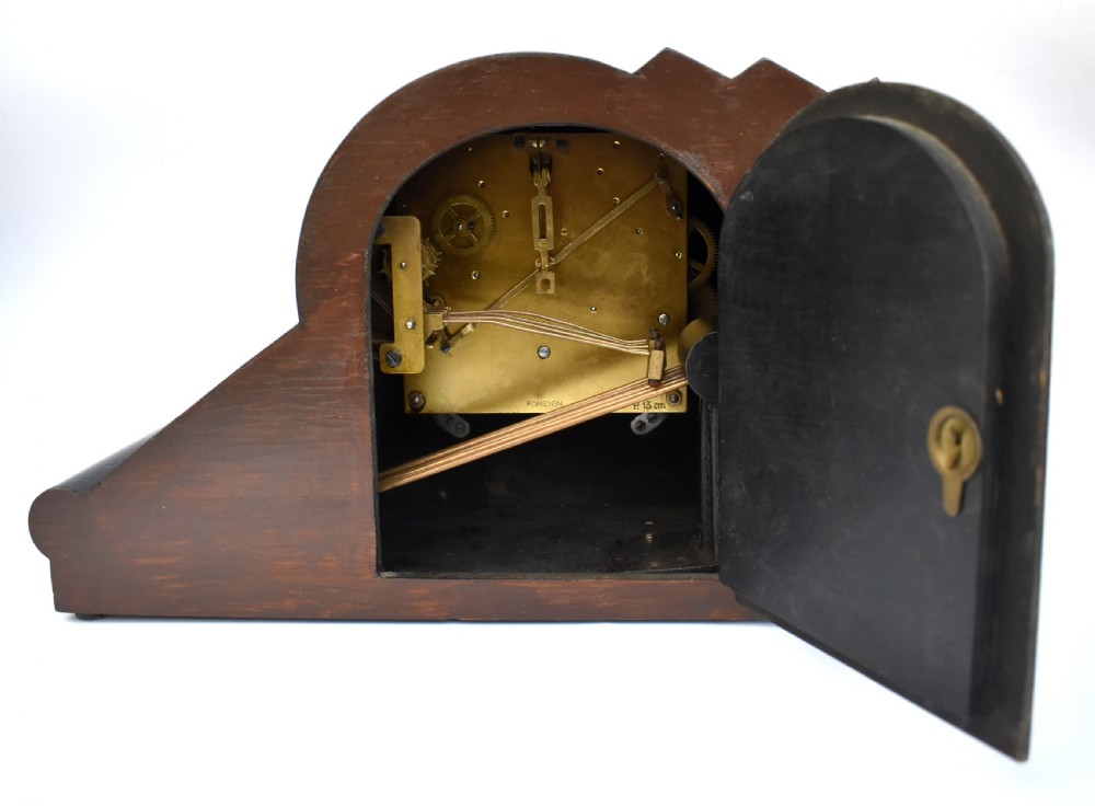 Art Deco Westminster Chime Mantle Clock, c1930 View XI