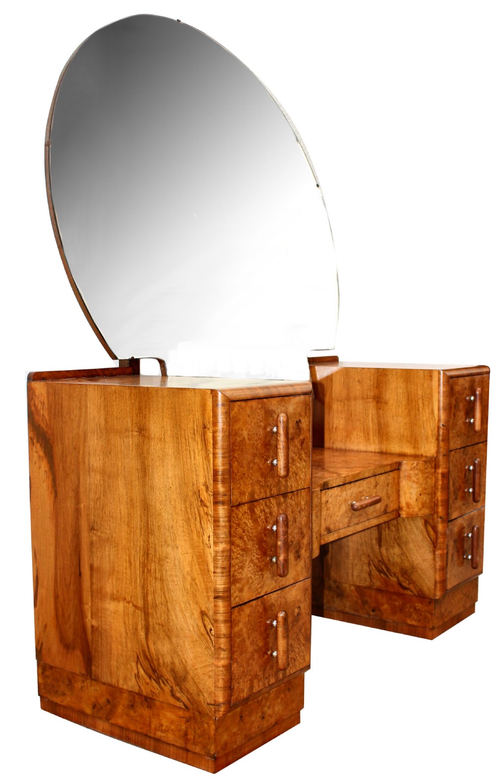 Art Deco Burr Walnut Dressing Table, c1930 View III