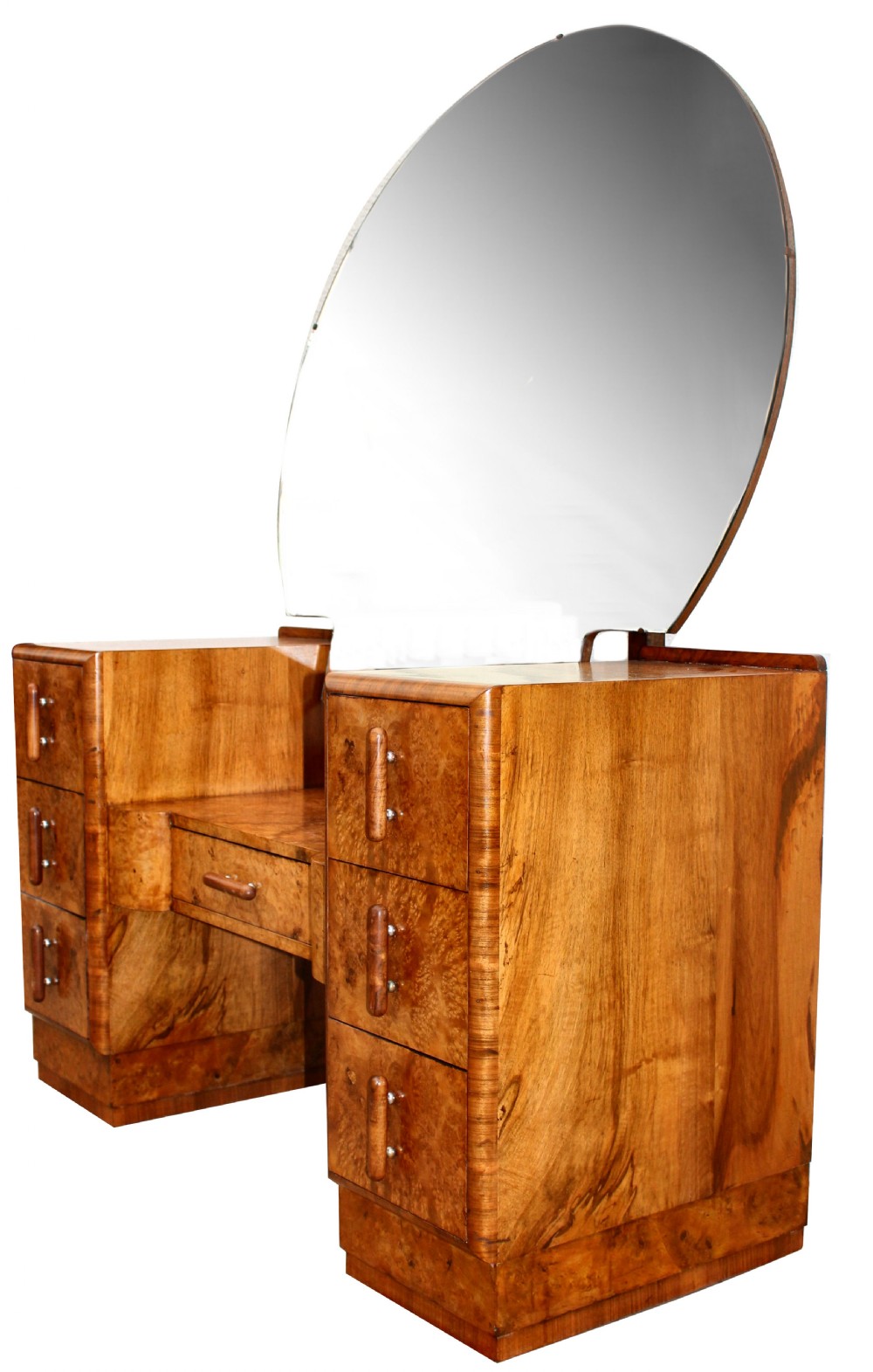 Art Deco Burr Walnut Dressing Table, c1930 View IV