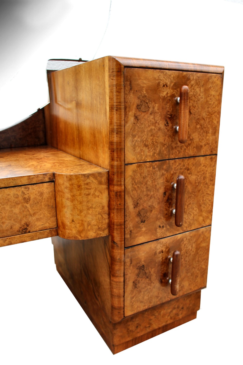 Art Deco Burr Walnut Dressing Table, c1930 View VI
