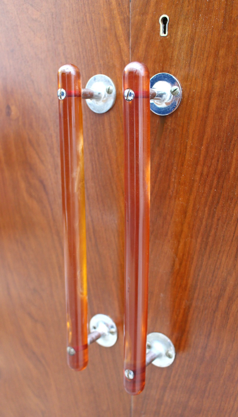 Art Deco Skyscraper Four Door Triple Wardrobe, c1930 View IX