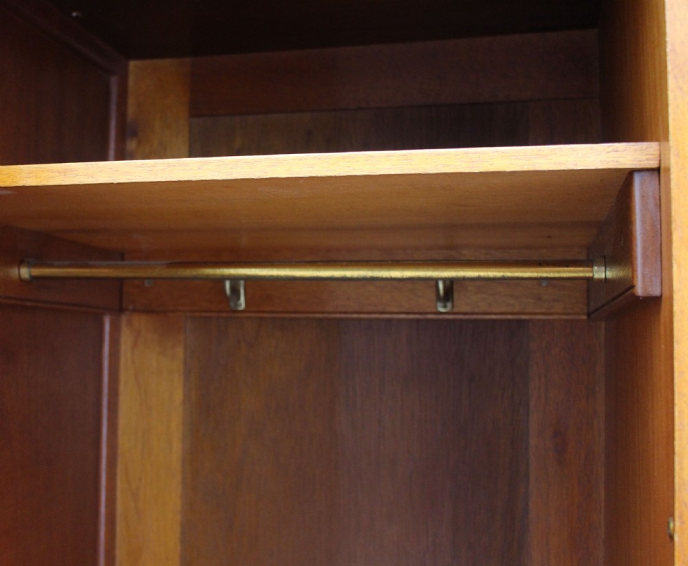 Art Deco Large Impressive Burr Walnut Two Door Wardrobe, c1930 View XIV