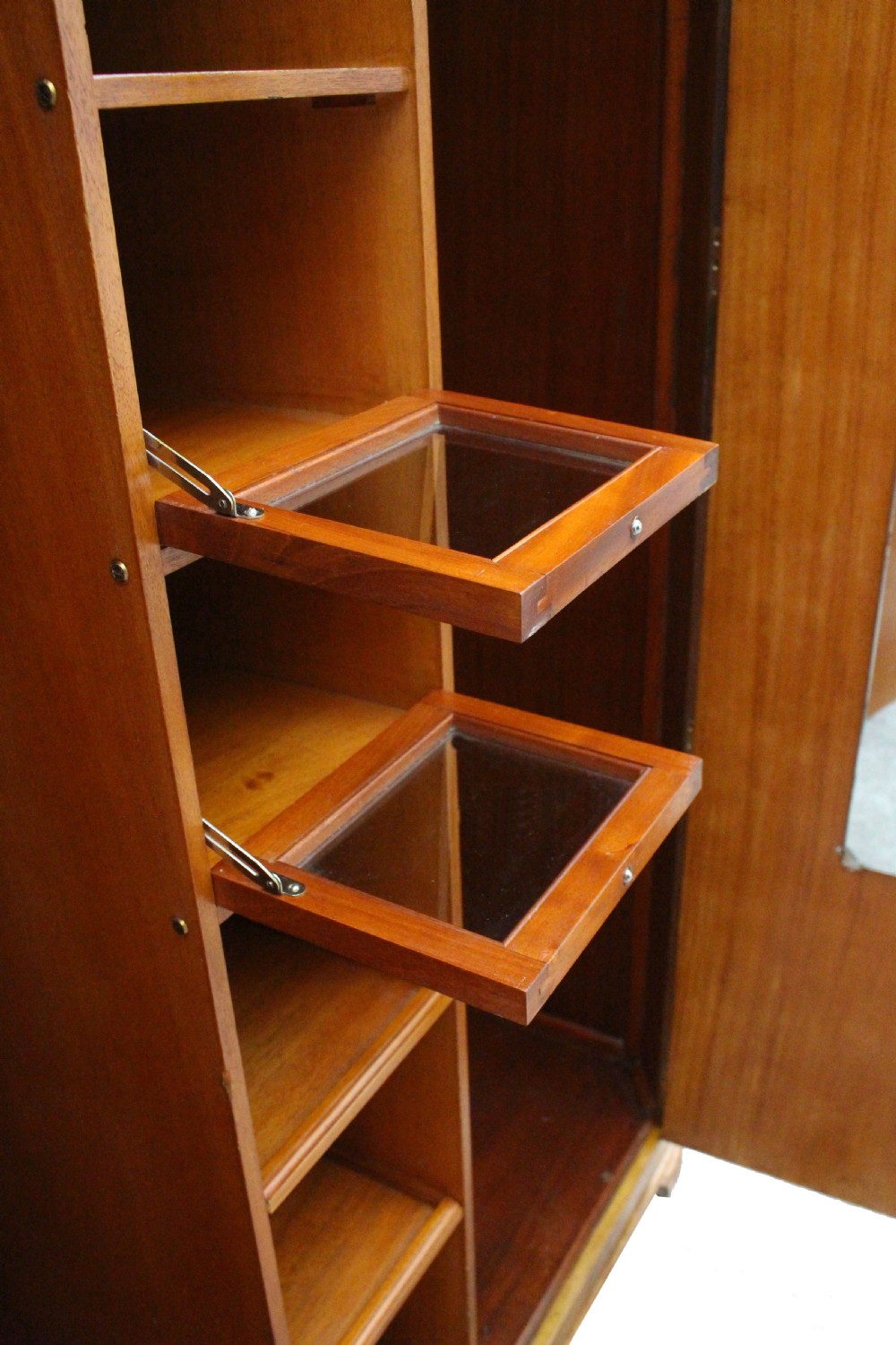 Art Deco Large Impressive Burr Walnut Two Door Wardrobe, c1930 View XV