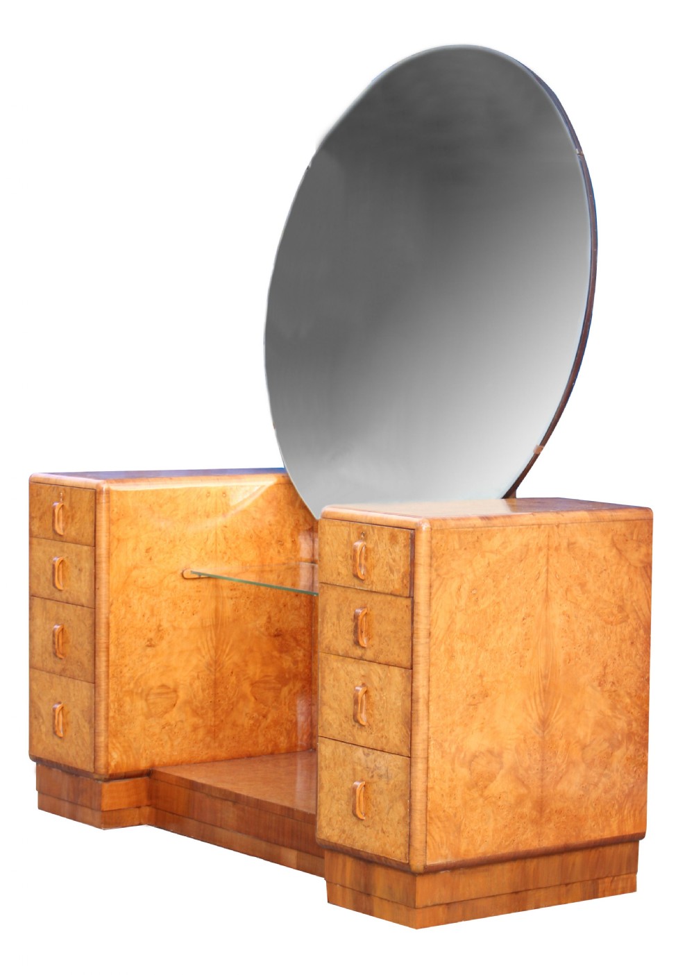 Art Deco Blonde Walnut  Dressing Table, c1930 View II