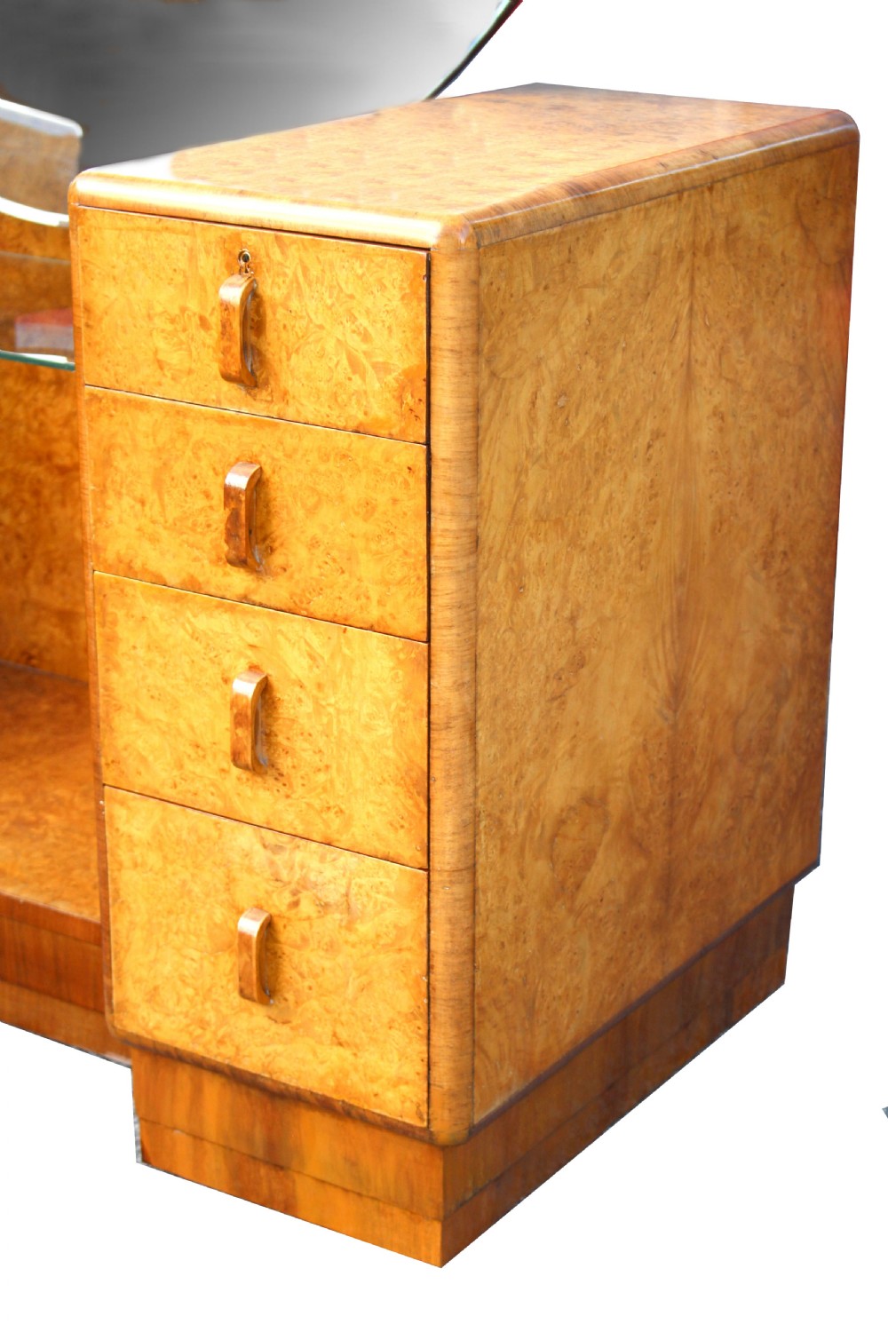 Art Deco Blonde Walnut  Dressing Table, c1930 View V