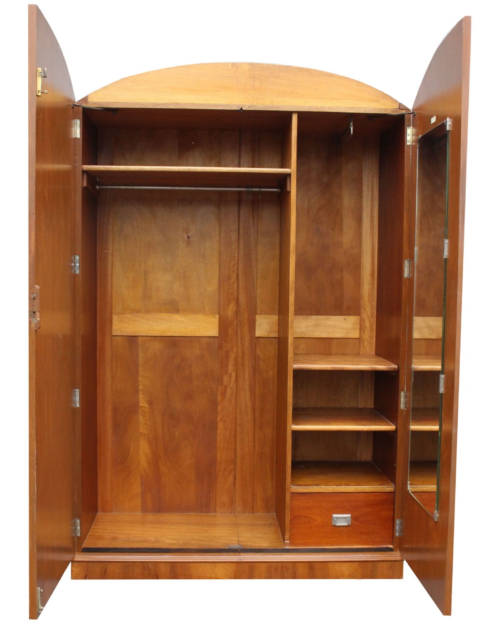 Art Deco Spectacular Starburst Double Wardrobe, c1930 View V