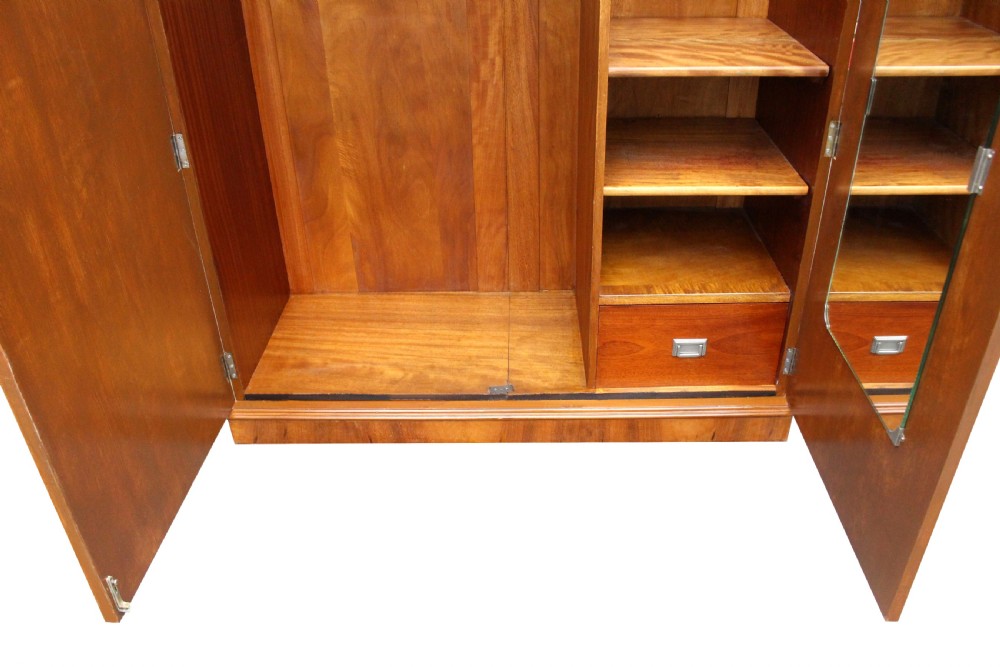 Art Deco Spectacular Starburst Double Wardrobe, c1930 View VI