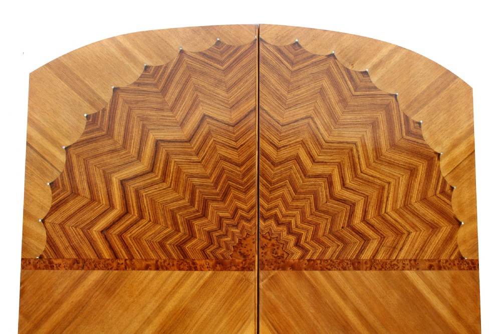 Art Deco Spectacular Starburst Double Wardrobe, c1930 View VIII