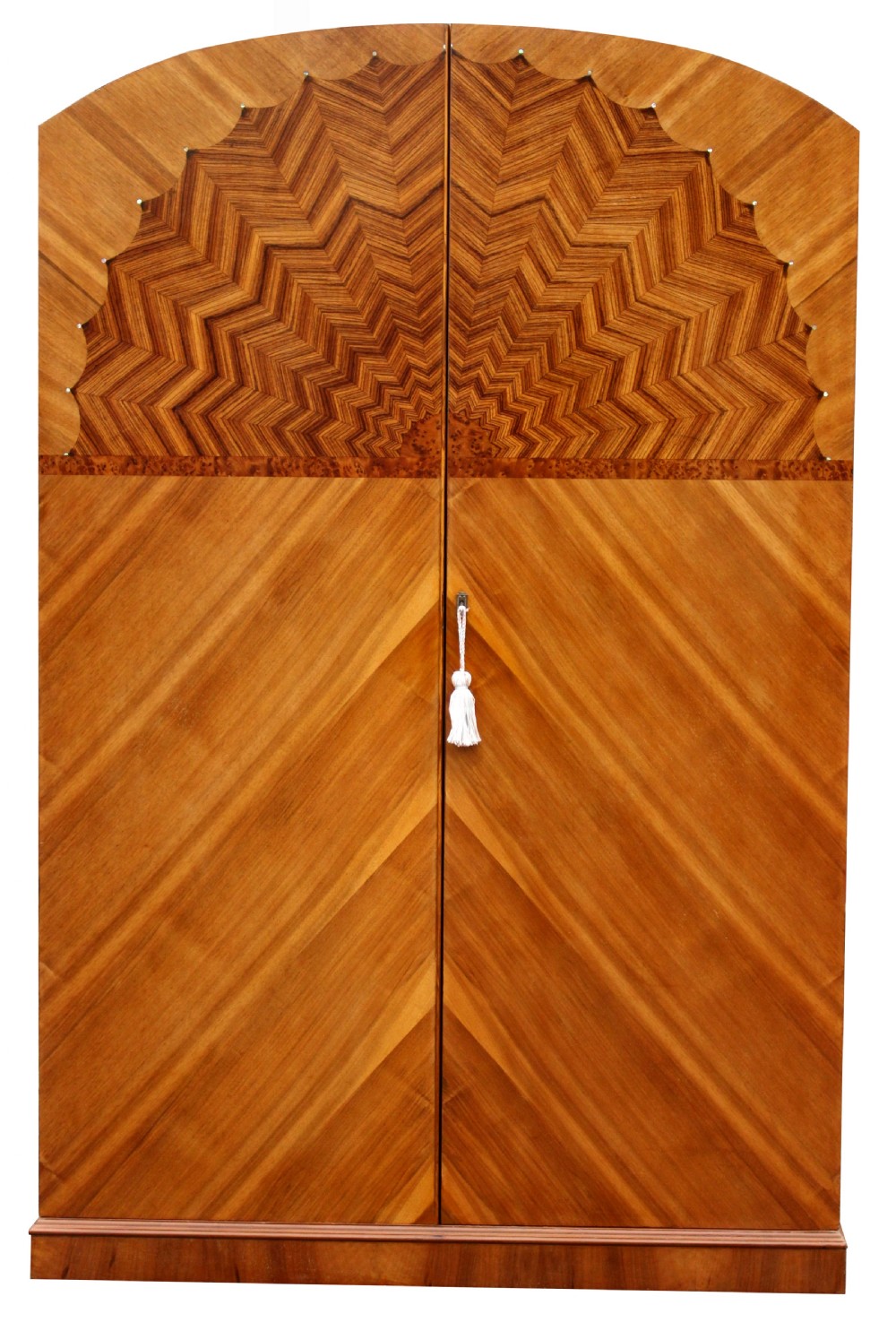 Art Deco Spectacular Starburst Double Wardrobe, c1930 View XIII