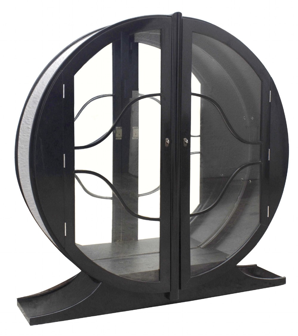 Art Deco Ebonized Display Cabinet, c1930 View VI