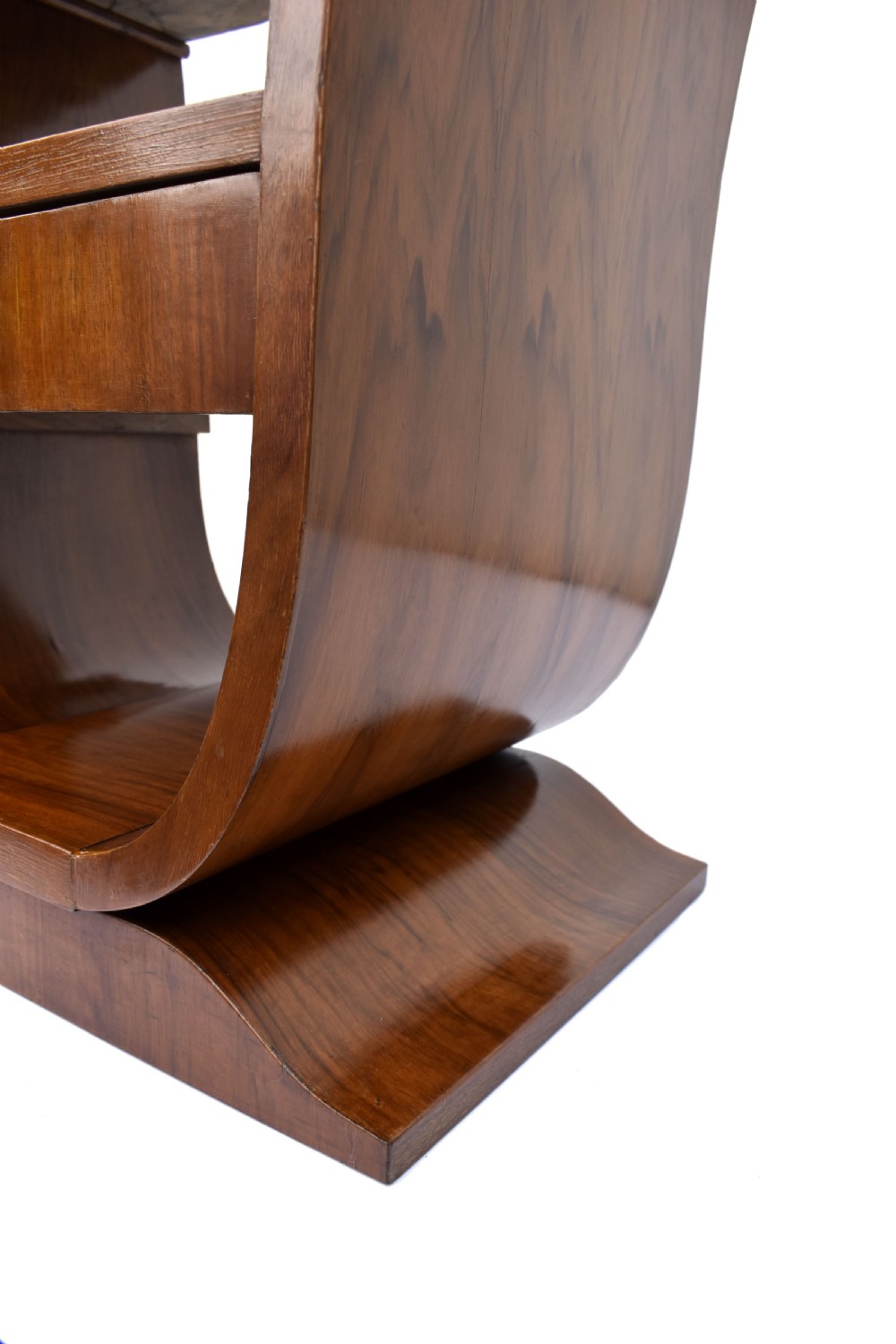 Art Deco U Base Occasional Side Table, c1930 View III